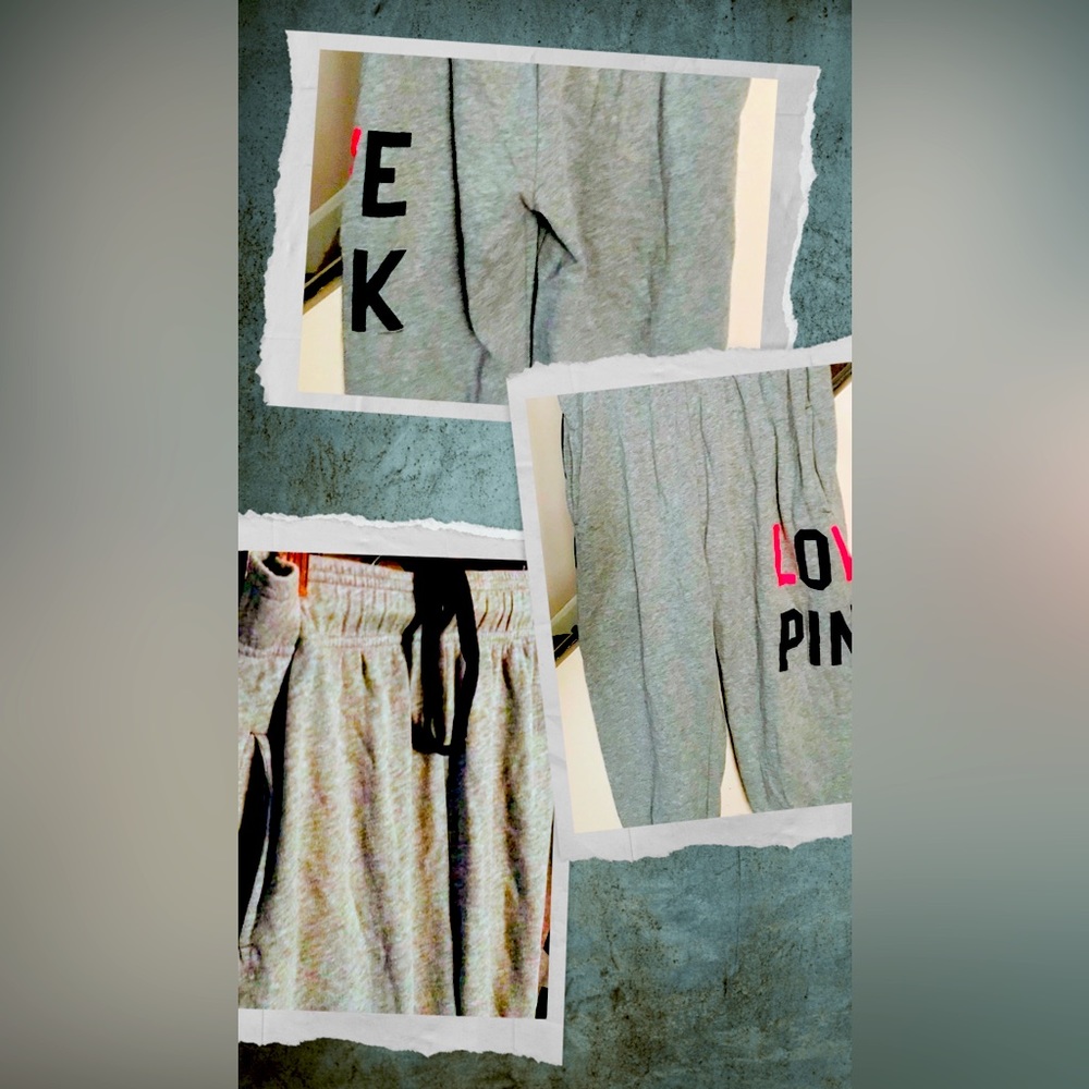 VS Pink Capri Sweatpants - XS